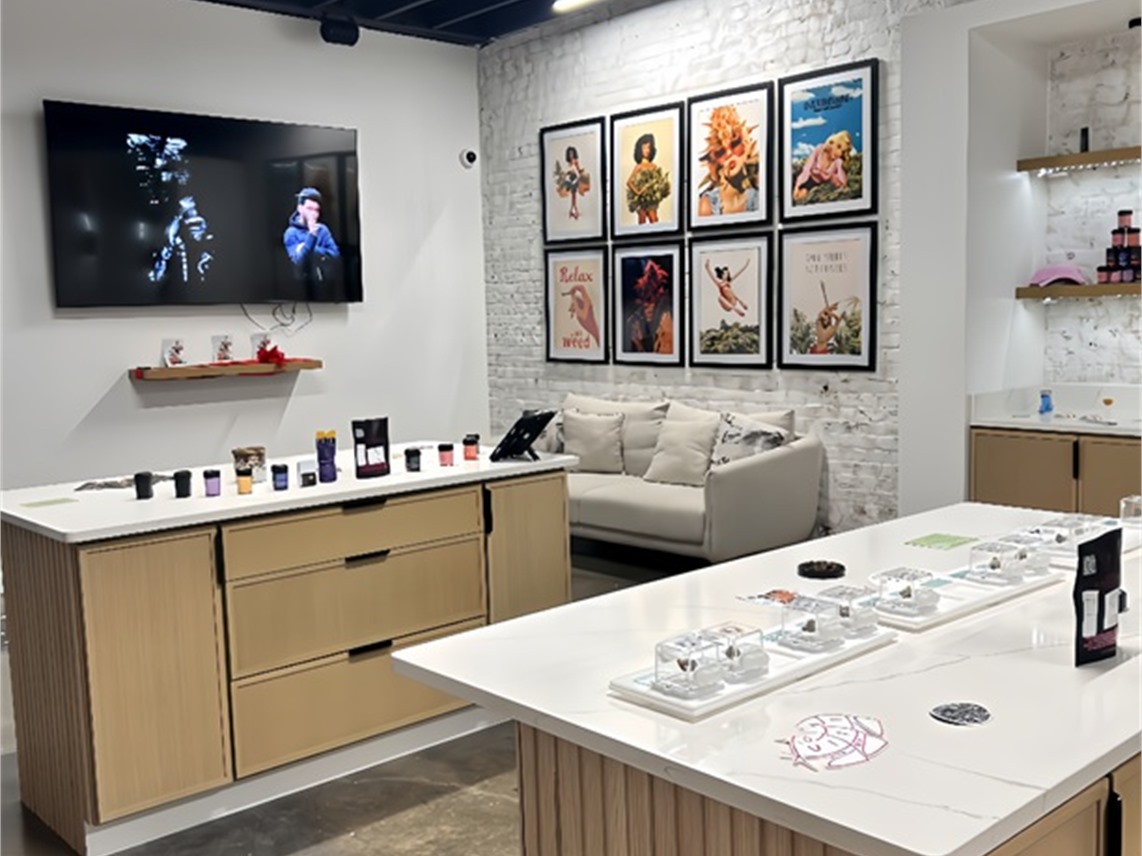 Interior lounge and display area